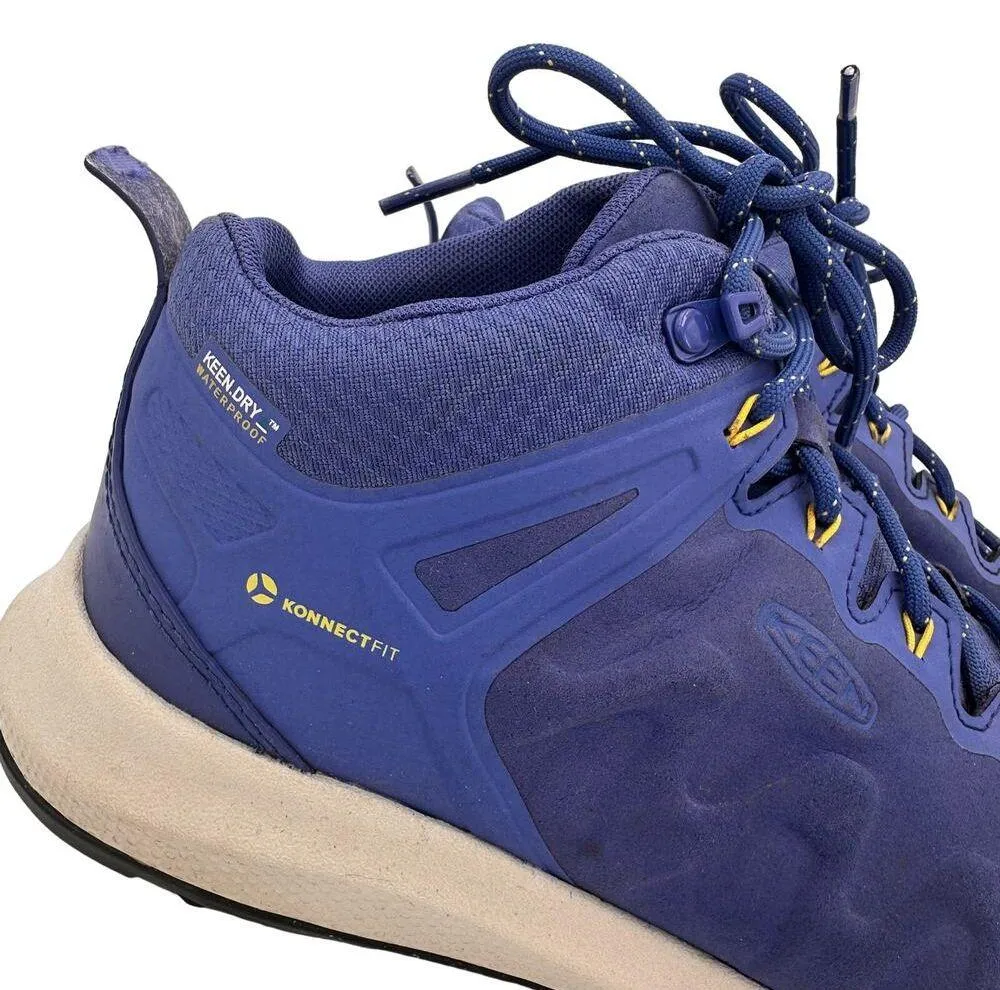 Keen Women's Blue Explore Mid Waterproof Hiking Boots Size 9.5 - Image 2