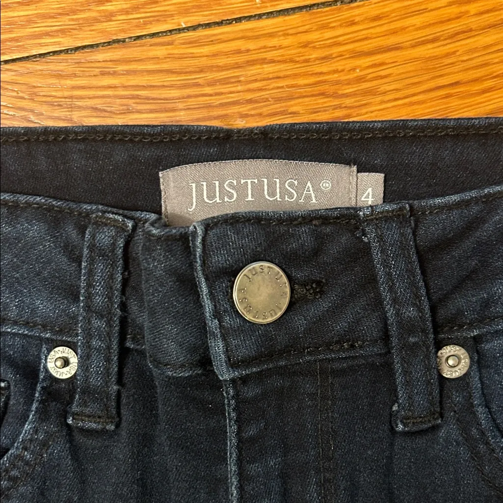 NWOT Just USA Women's Dark Denim High Rise Jeans - Image 2