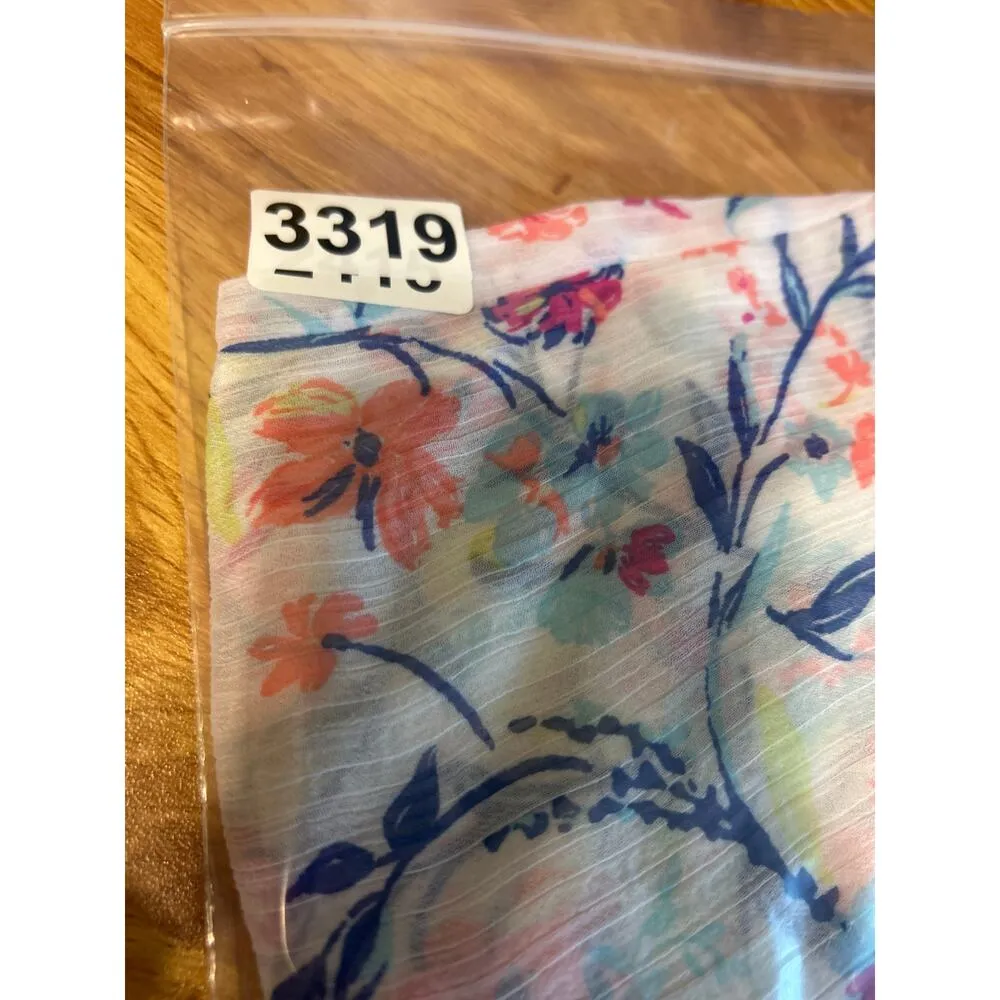 Torrid 0 Women Babydoll Tank Top L Colorful Floral Sheer Cami Cottagecore Whimsy - Image 10