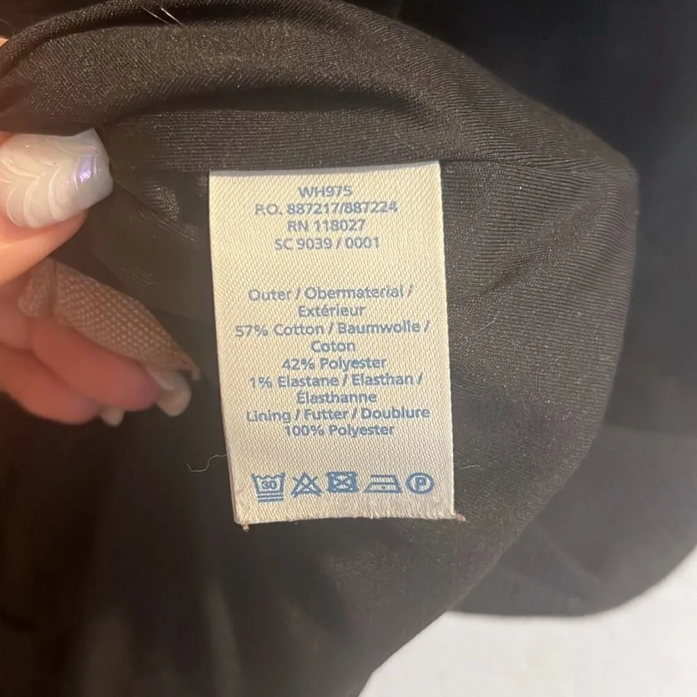 ✨BODEN Maggie Ottoman Day Sz 8R Dress Black Ribbed Fit & Flare WH975✨ - Image 7