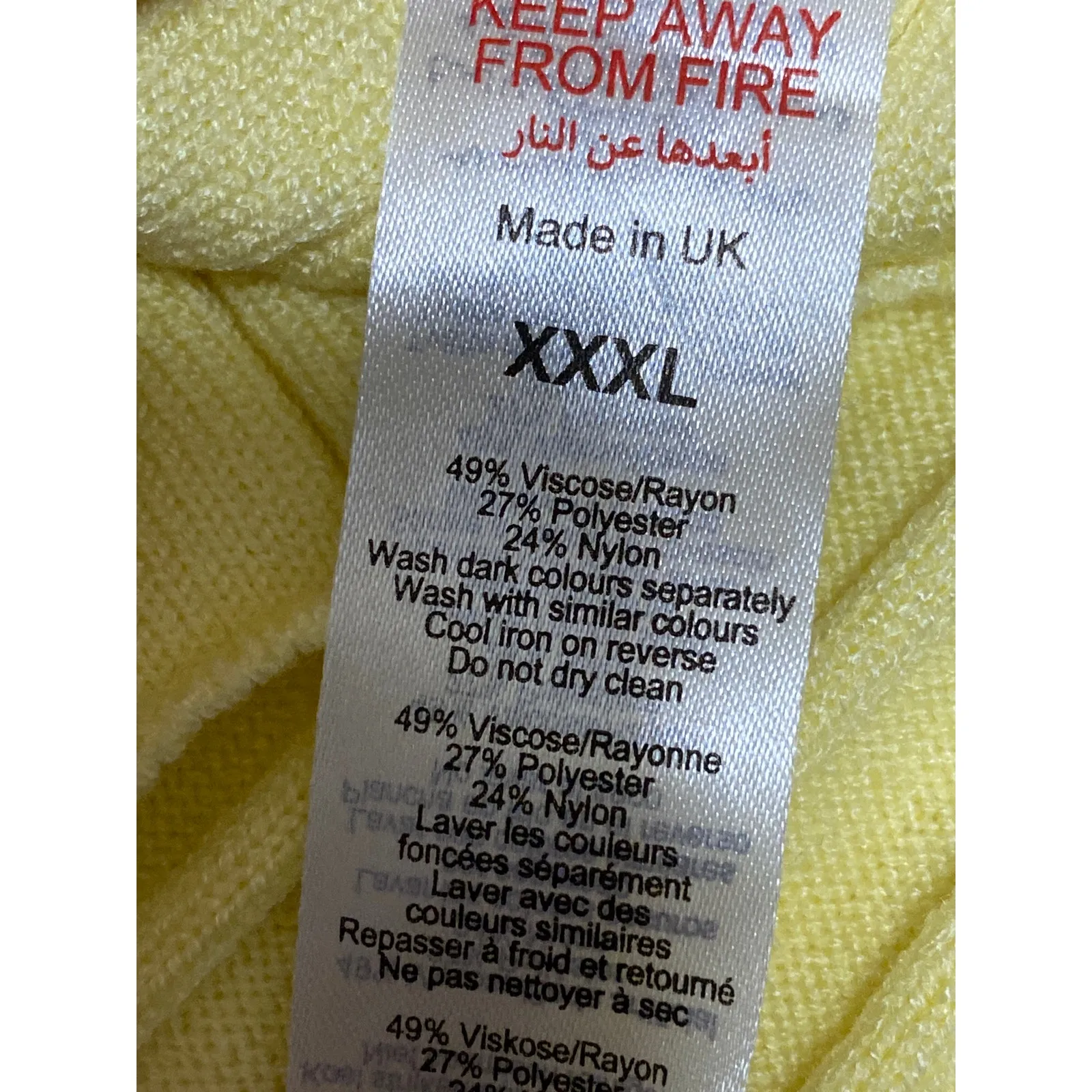 PrettyLittleThingYellow Sleeveless Rib Knit Boat Neck Peplum Tank Top Size 3XL - Image 6