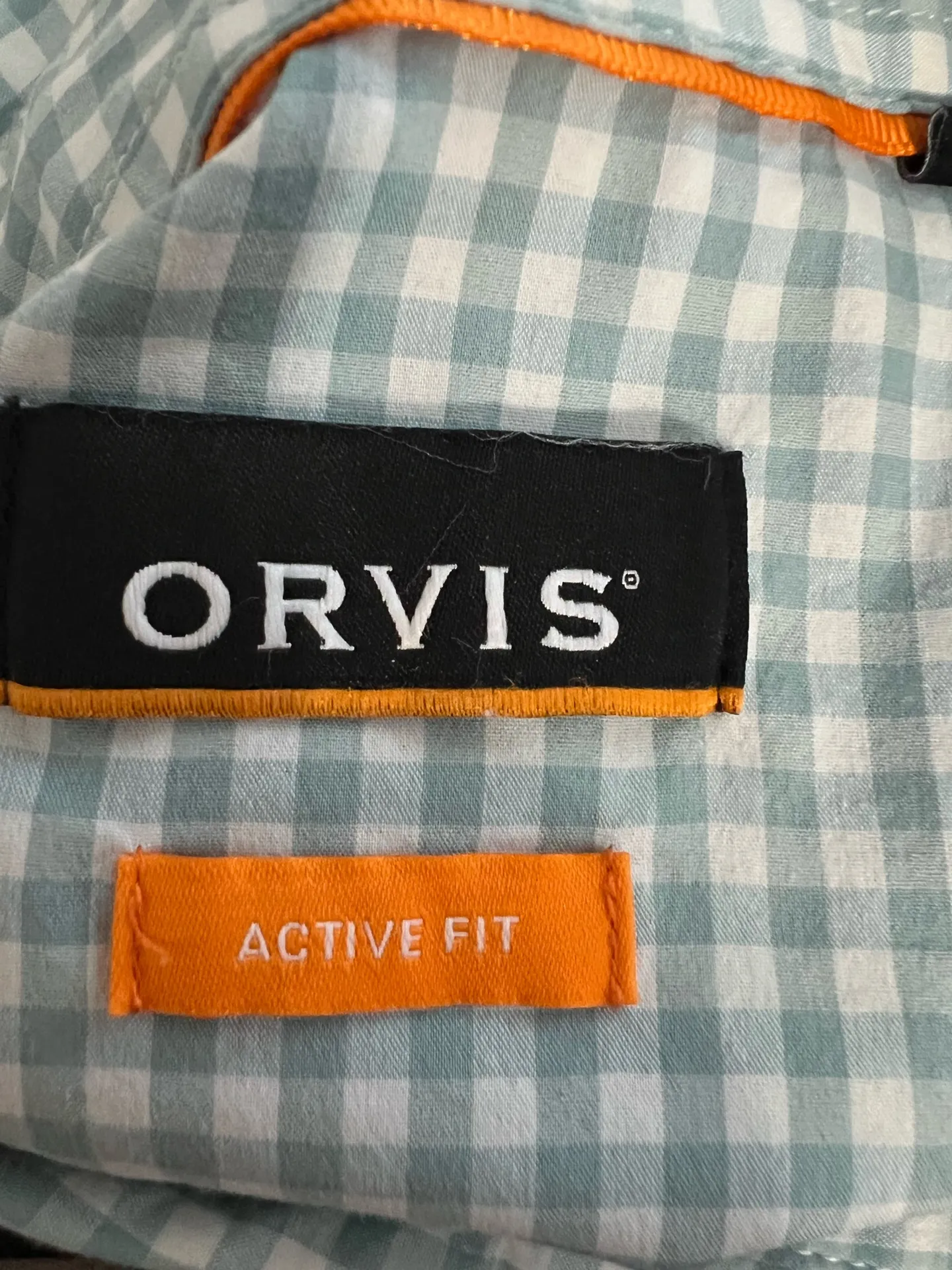 Orvis Active Fit Mens Long Sleeve Button Down Shirt  - Image 6