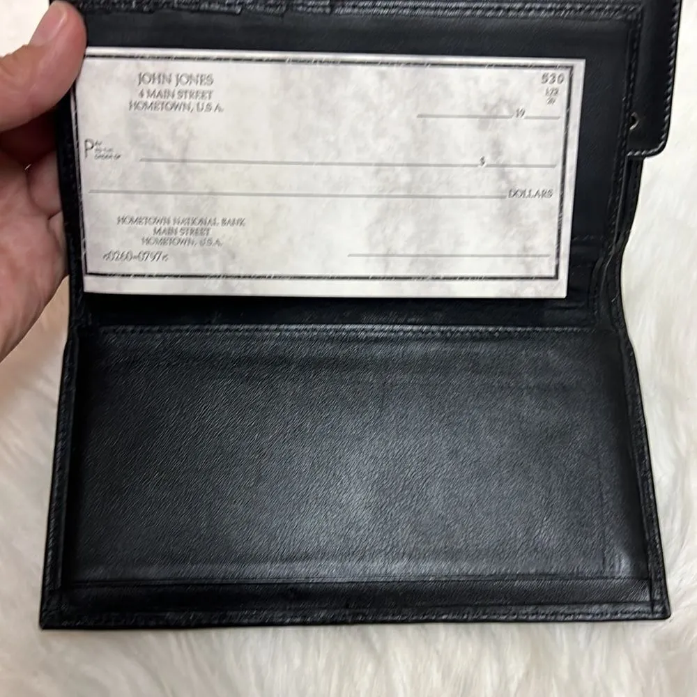 Audi Black Leather Wallet D6 Black - Image 5