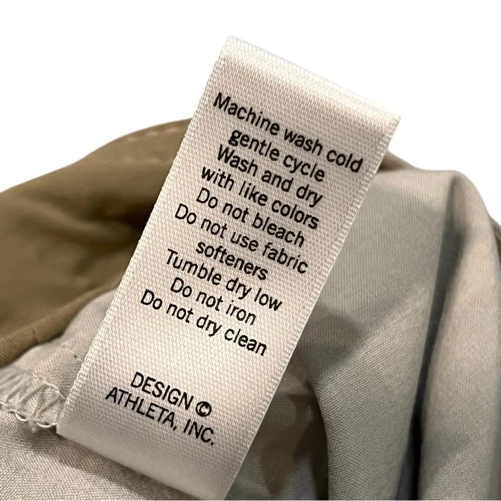 Athleta Light Tan Khaki Whatever Skort Skirt Golf Tennis size 0 - Image 10