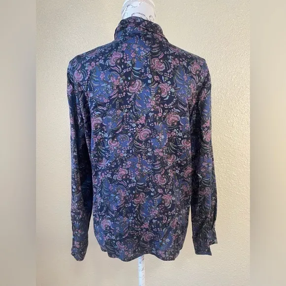 Pendleton  women’s floral print‎ button down blouse, size 8 - Image 4
