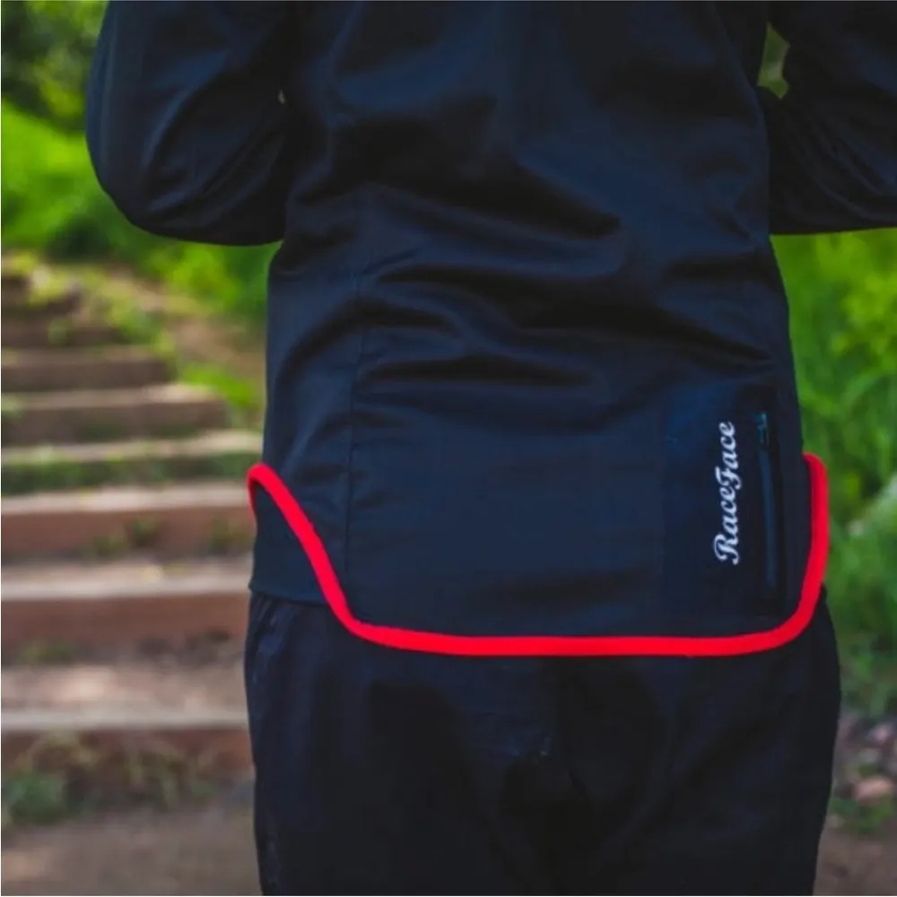 Race Face Scout Jacket Bike Cycling M Black Red Coat Hooded Water Resistant Size M - Image 11