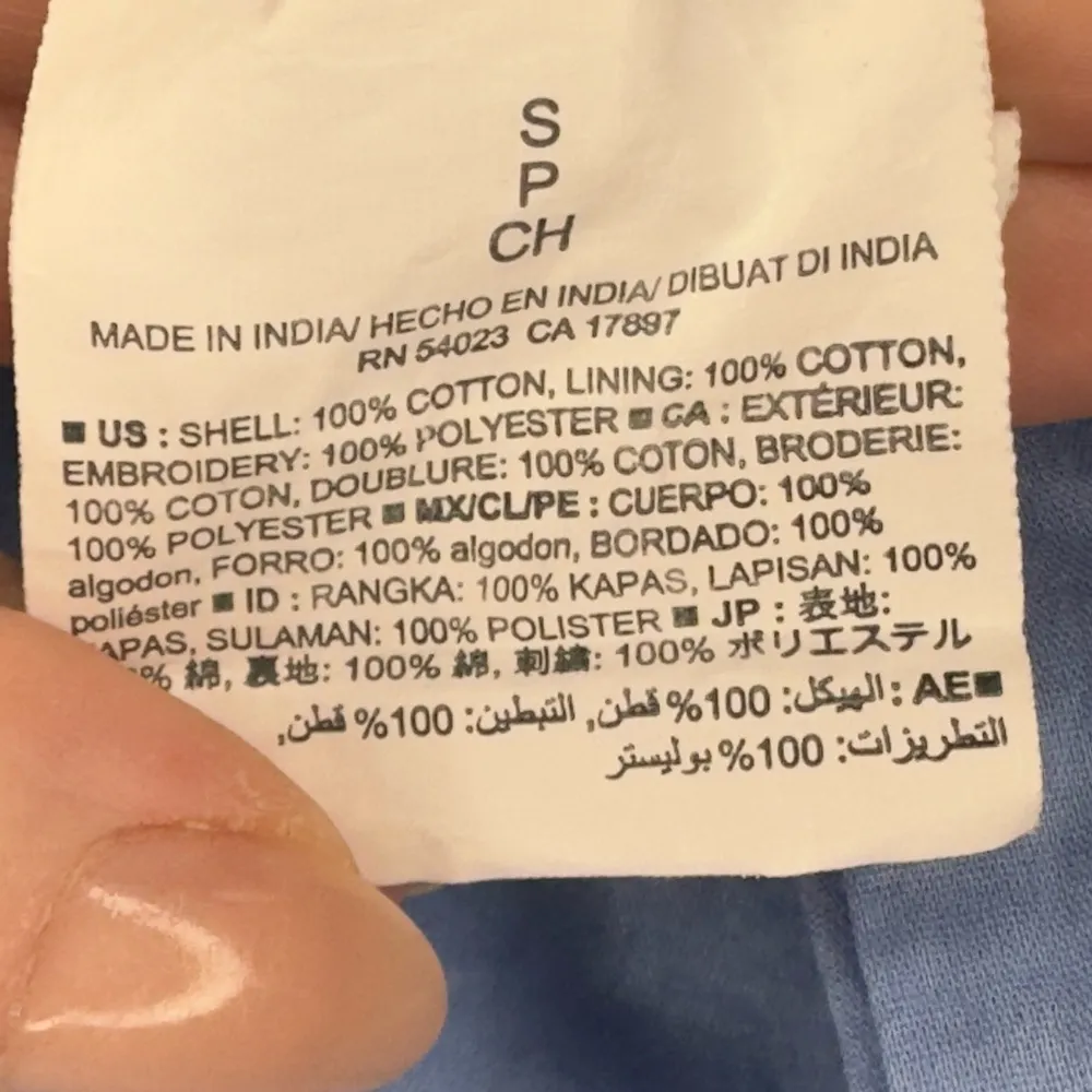 Old Navy Blue Gauzey Size Small Dress - Image 11