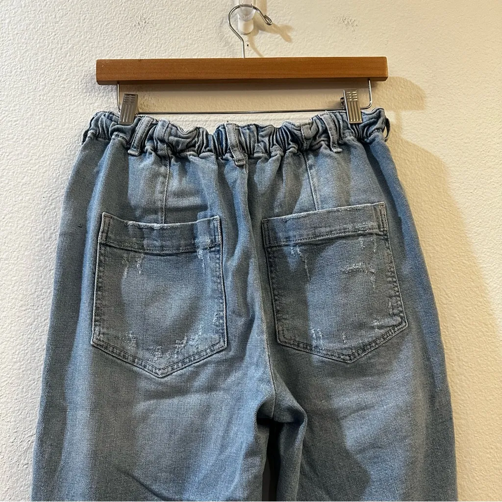 Free People We The Free City Slouch Tapered Jeans Size Small - Image 7