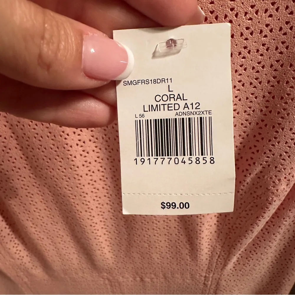 The Limited Coral Eyelet Fit & Flare Dress Size L NWT - Image 16