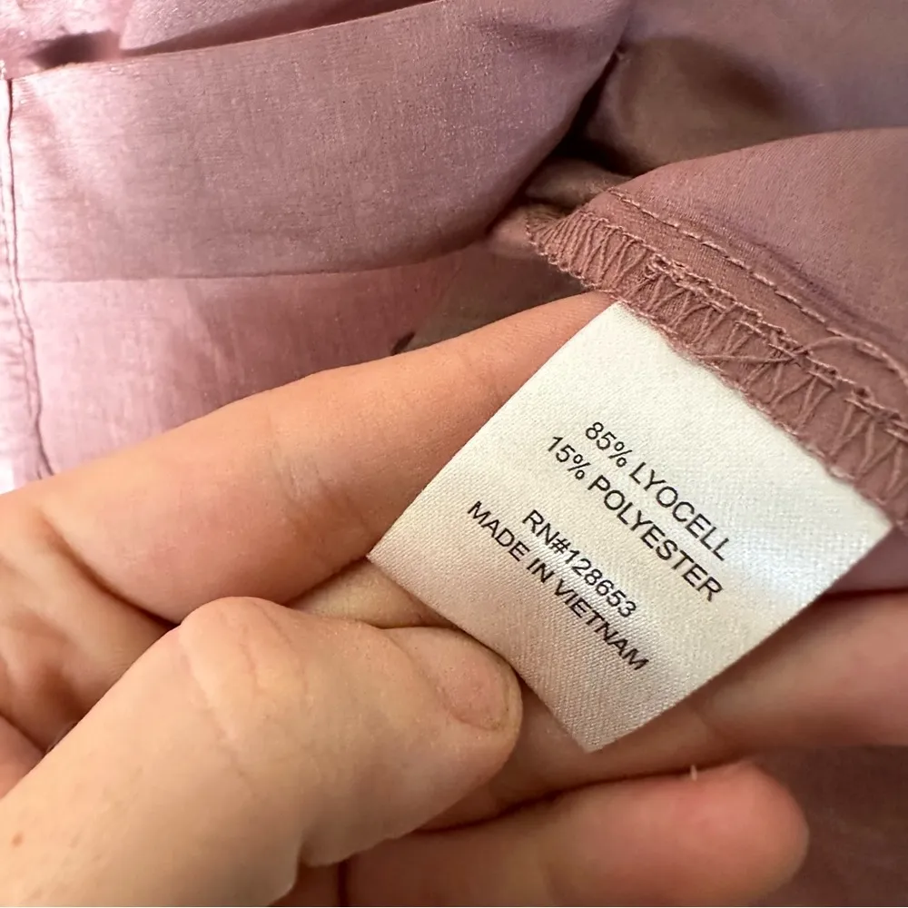 NEW Bailey 44 Sheer Rhinestone Button Down Top Size Medium - Image 7