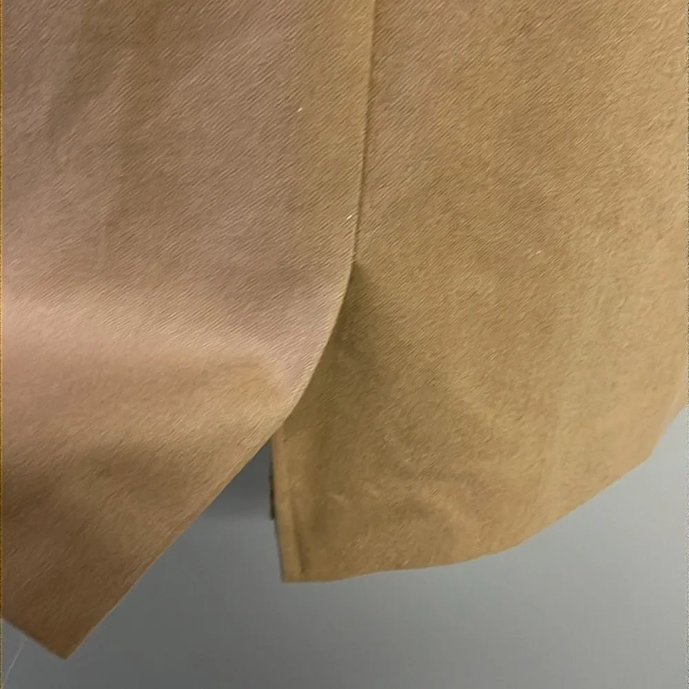 Pendleton Vintage Tan Pure Virgin Wool Lined Midi Pull-On Skirt Size 8 M516–149 - Image 5