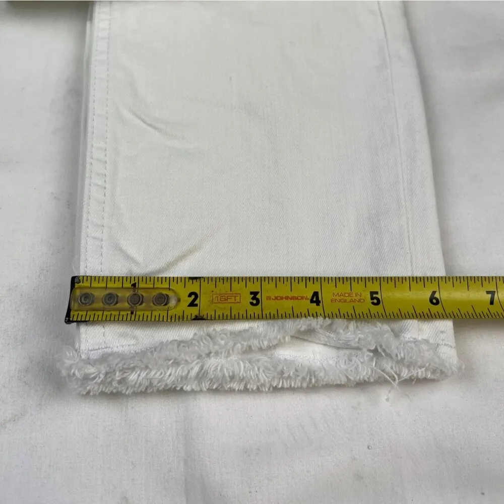 Banana Republic Women's White Pants/Girlfriend Jeans Sz 27/4 SKU 4434 - Image 8