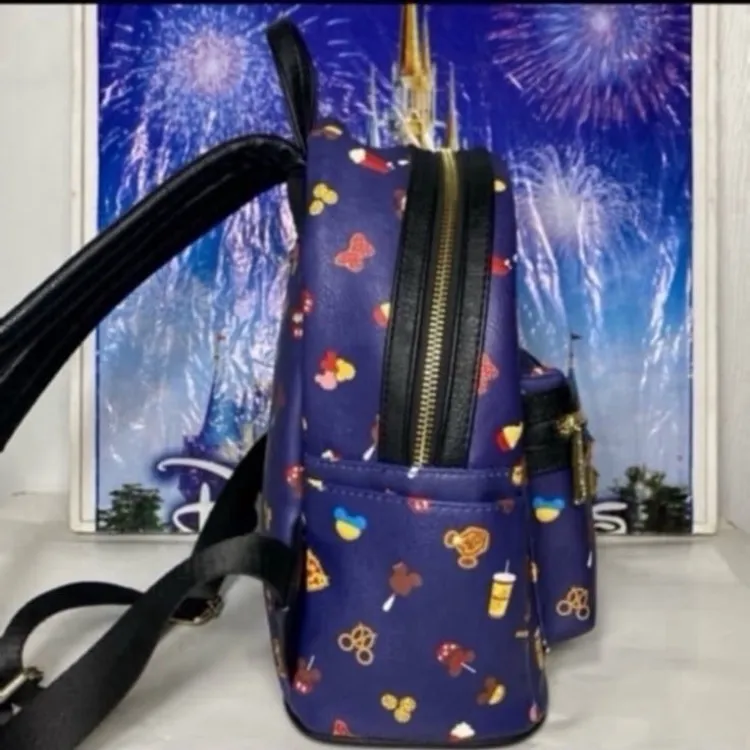 Disney parks mickey and minnie park snacks Loungefly mini backpack - Image 5