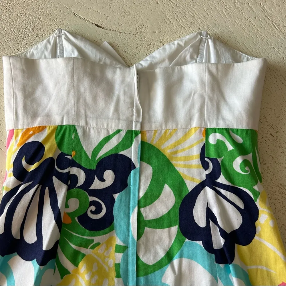 Lilly Pulitzer Krissa Dress - Size 2 | Vivid Seaside Motifs & Playful Bow | - Image 9