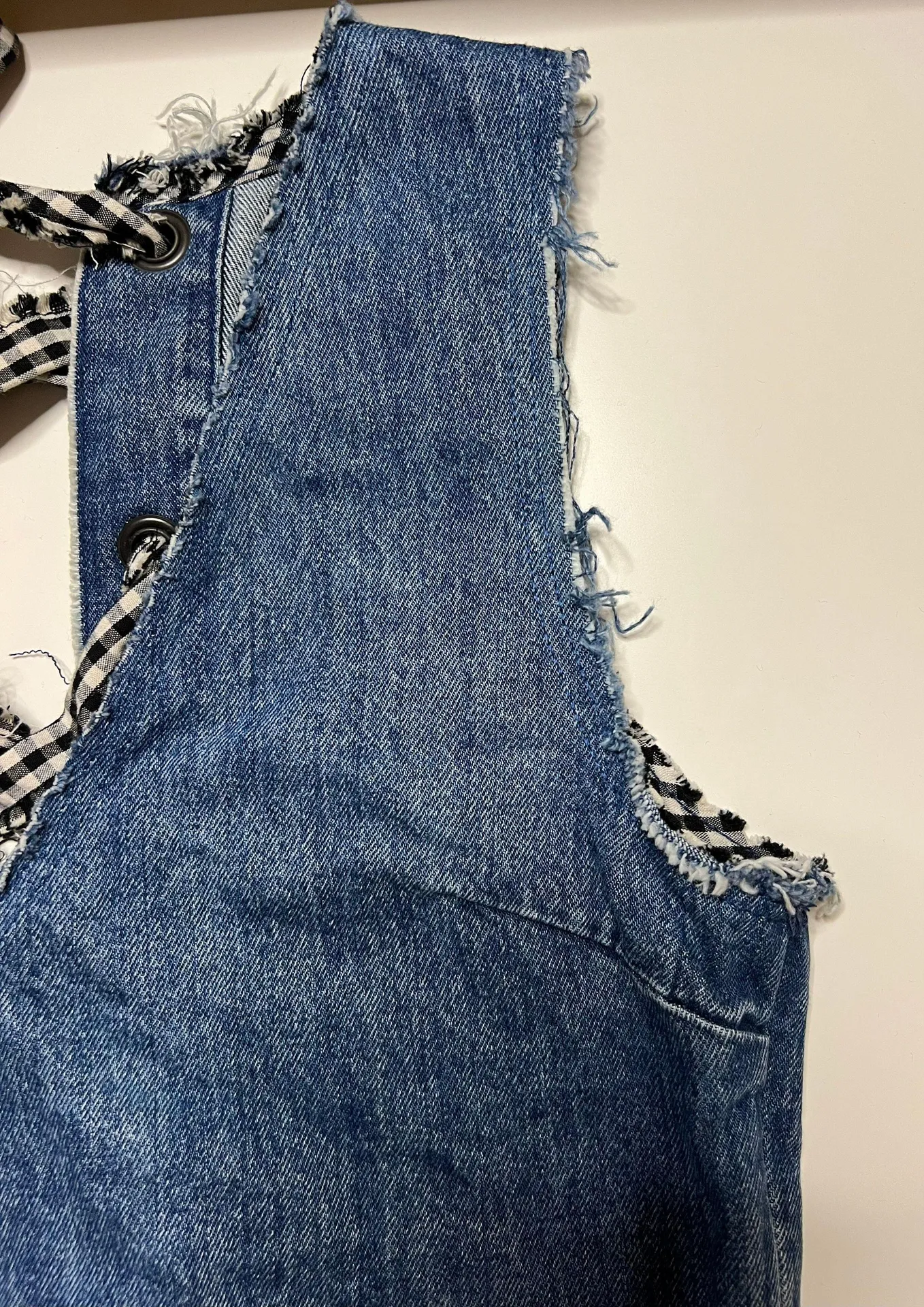 Denim Cropped Top - Image 3