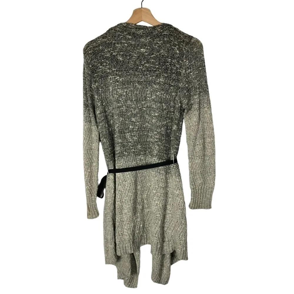 Simply Vera Vera Wang Gray Ombre Knit Cardigan Sweater M - Image 2