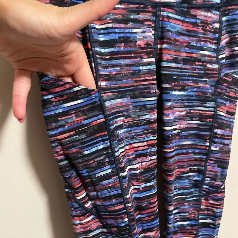 Lululemon Fast & Free 7/8 Tight II *Nulux 25"
Hinshu Alpine White Multi- Size 4 - Image 4