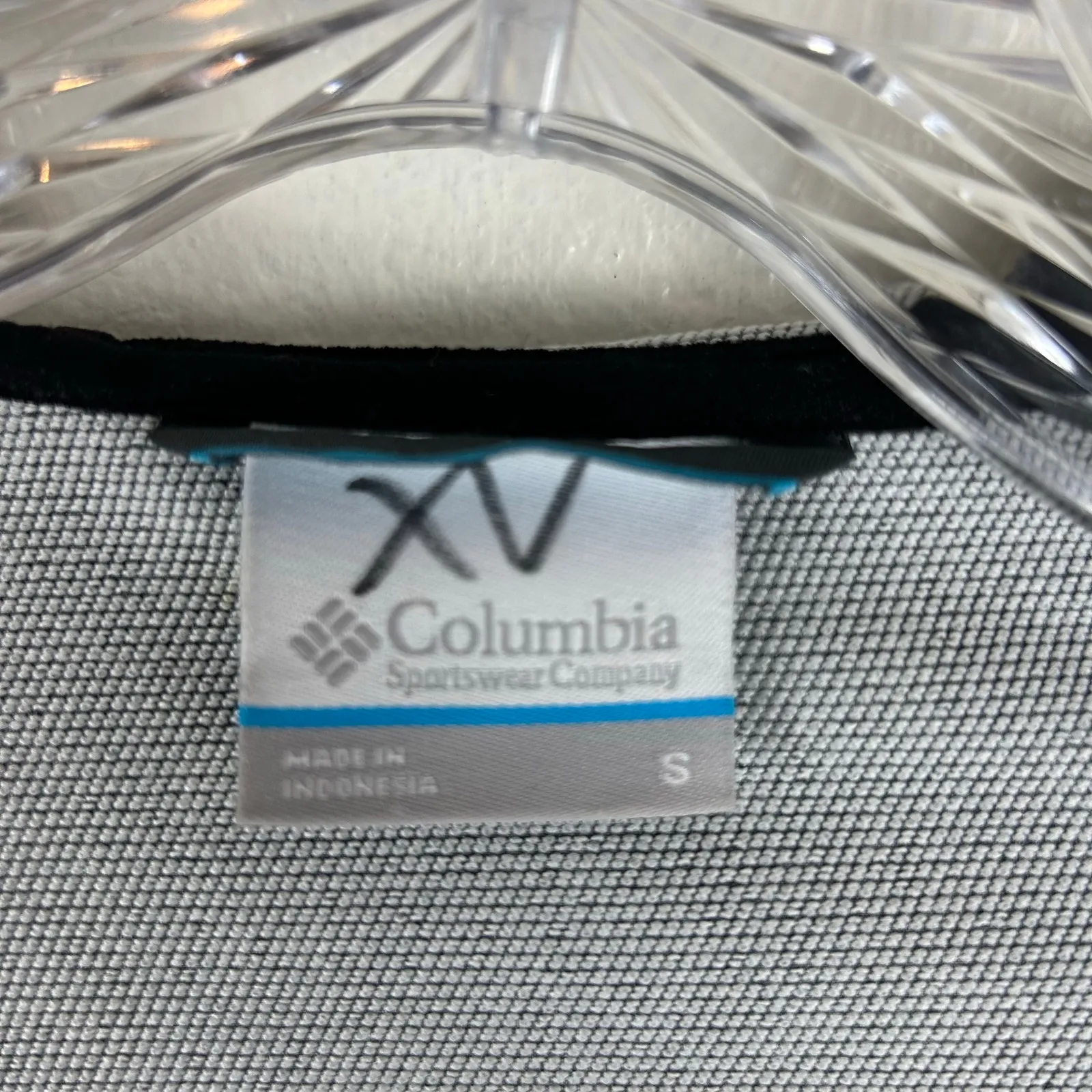 Columbia Womens Miller Peak Softshell Gray Jacket Sz Small Water Repellant Hood - Image 3