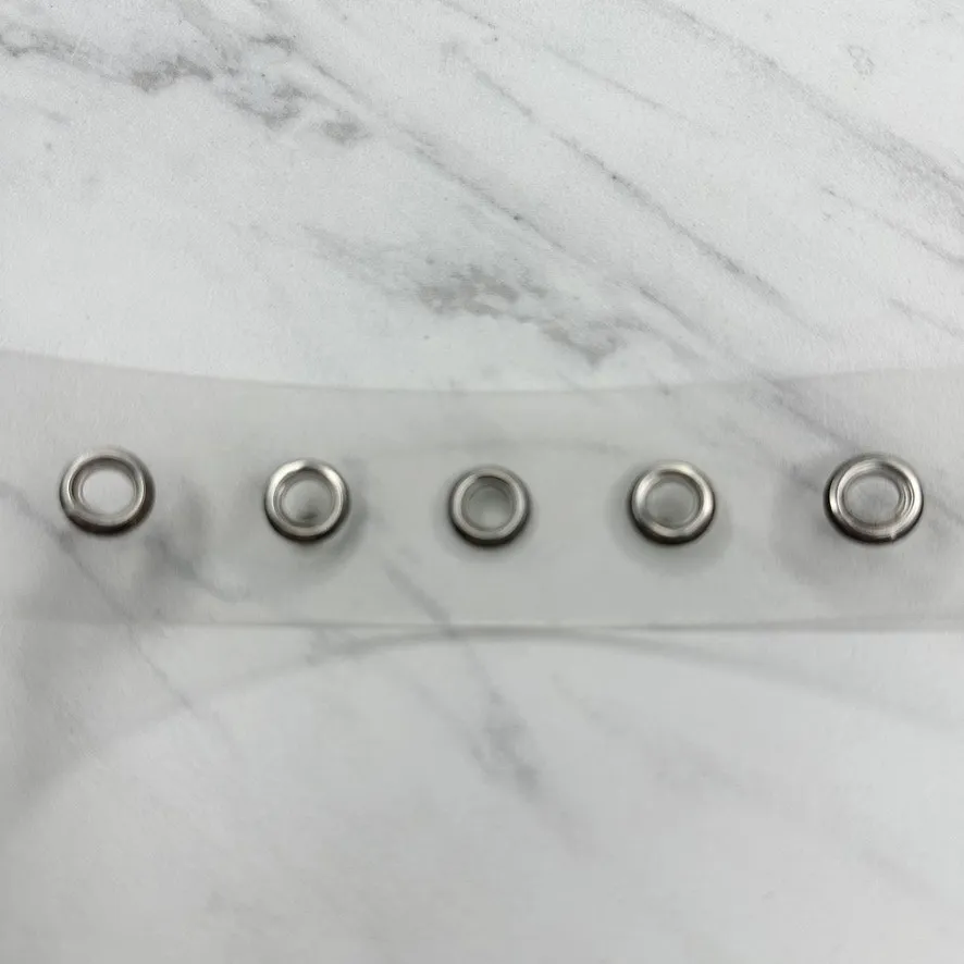 Clear Heart Buckle Belt Small (S) Silver Y2K Transparent Grunge ✨ - Image 9