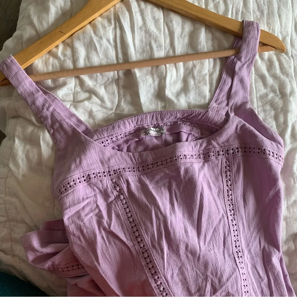 ☀️ Mauve Free people intimates body-con fit and flare mini dress - Image 4