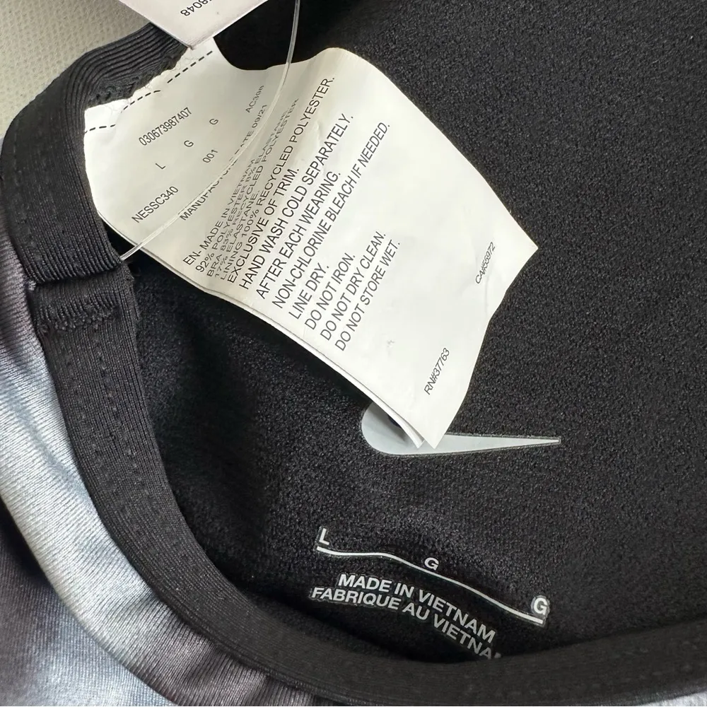 Nike Women’s Tankini Swimsuit 2 Piece Size L - Image 5