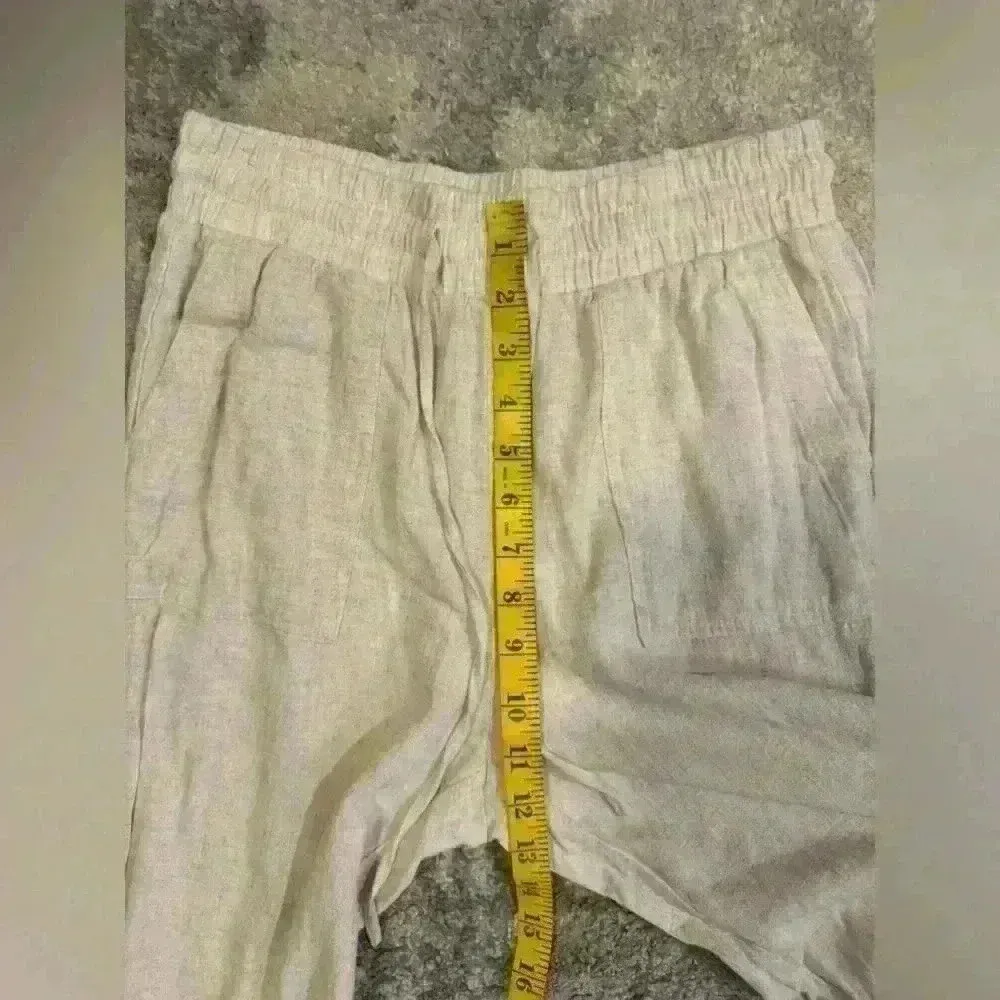 Women’s Cream Wide Leg Casual Pants - Image 6