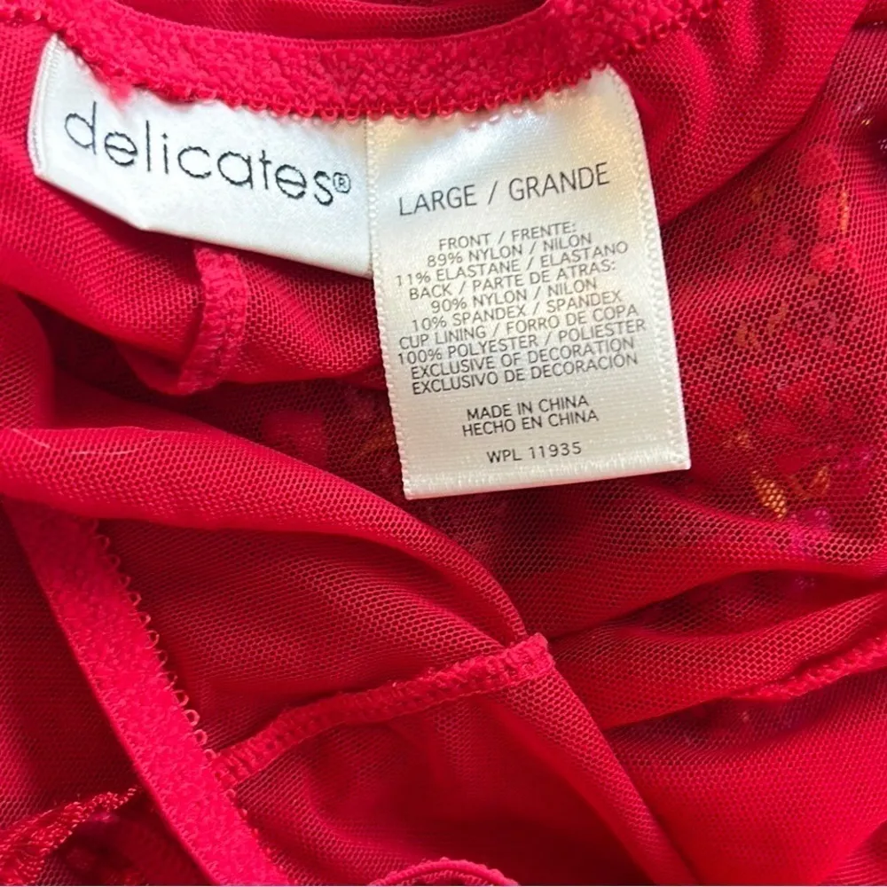 Vintage delicates red Corset Bustier - Image 3