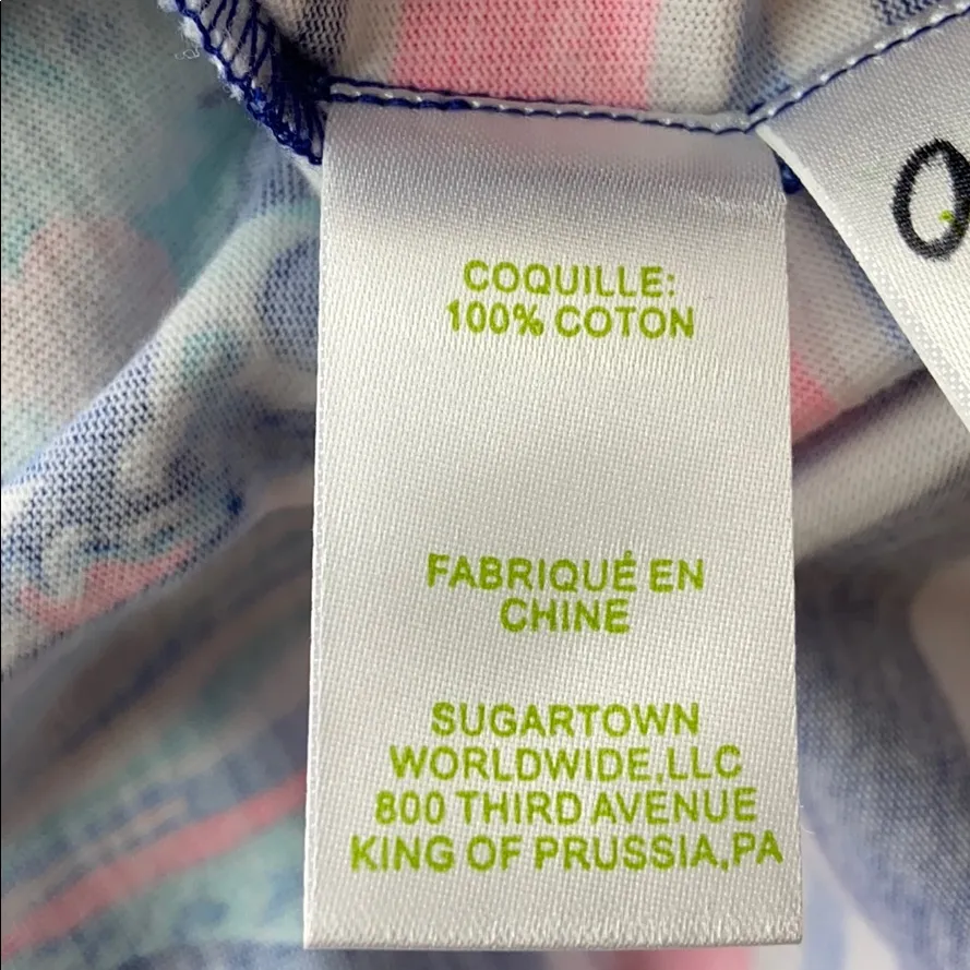 Lilly Pulitzer Beacon Jersey Knit Fish Striped Shift T-shirt Dress, XS - Image 7