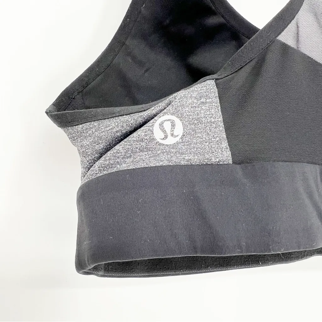 Lululemon‎ Speed Up High Support Sports Bra 4 Grey - Image 6