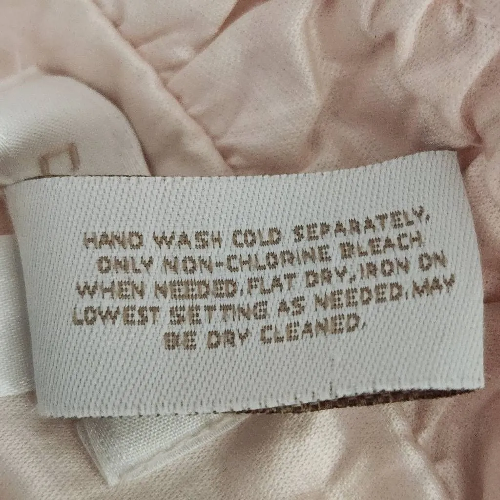 Chico's Light Pink Jacket with Layered Ruffles Size Medium Pink Satin Jacket - Image 8