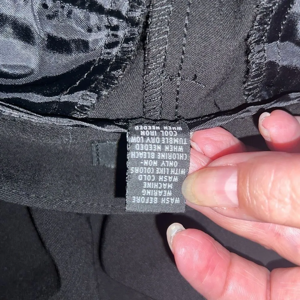 Alfani‎ Black Straight Leg Trousers Size 16 - Image 5