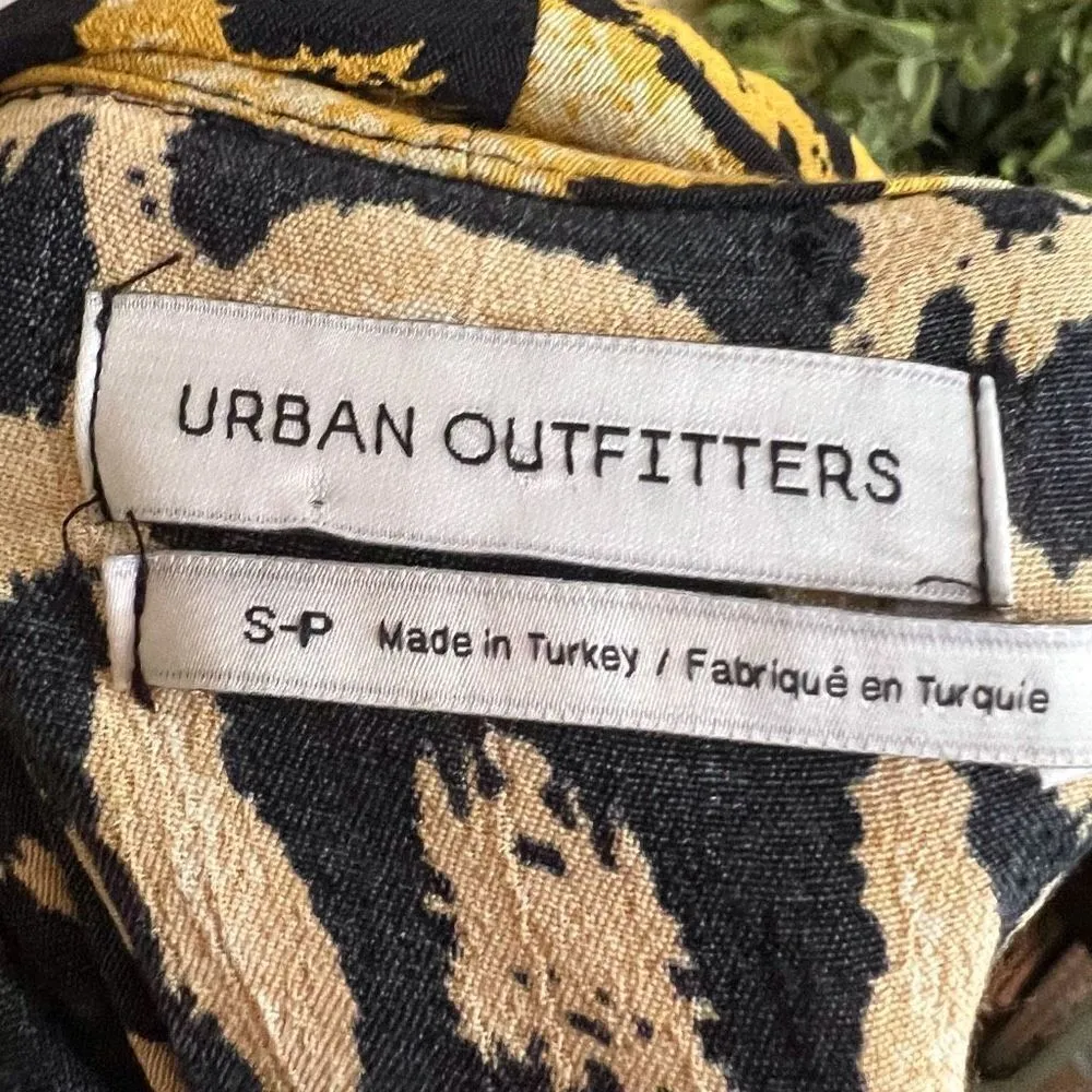 Urban Outfitters Zoe Womens Side-Tie Wrap‎ Romper Cheetah Comfy Size Small - Image 6