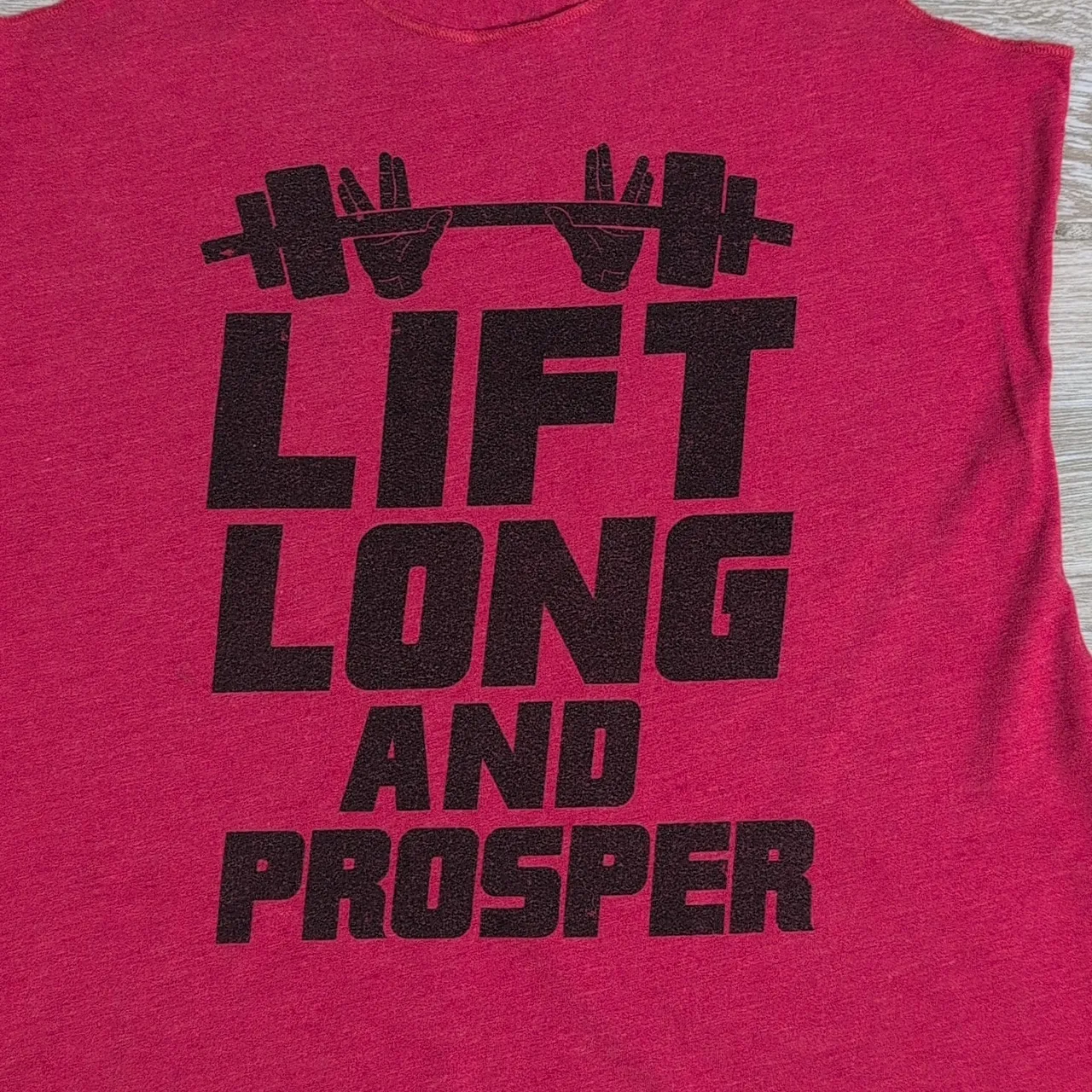 Next Level Apparel Lift Long and Prosper Racerback Tank Top - Image 7