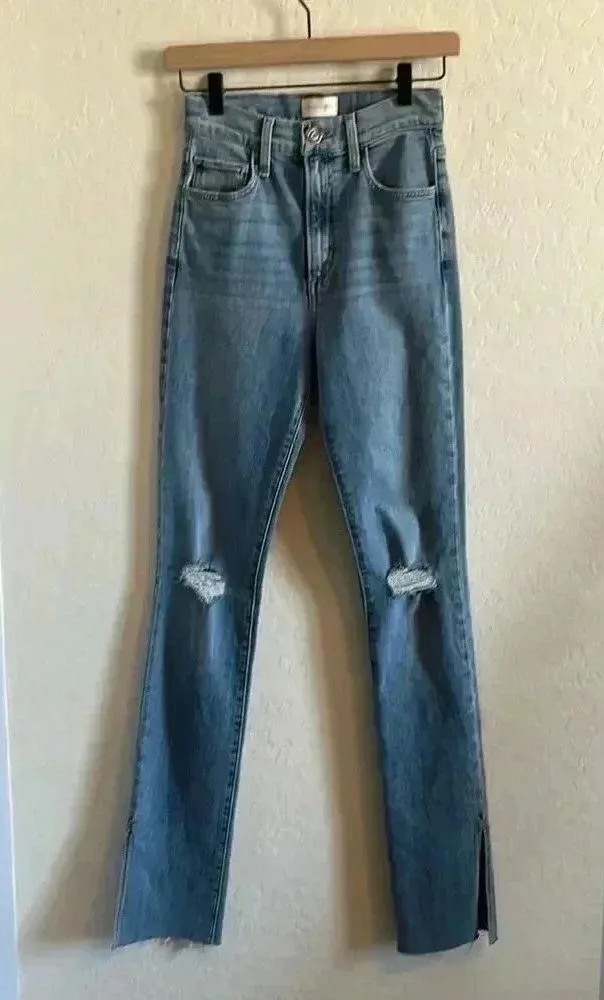 Favorite Daughter The Valentina Tower Jeans Blue Size 23 - Image 2