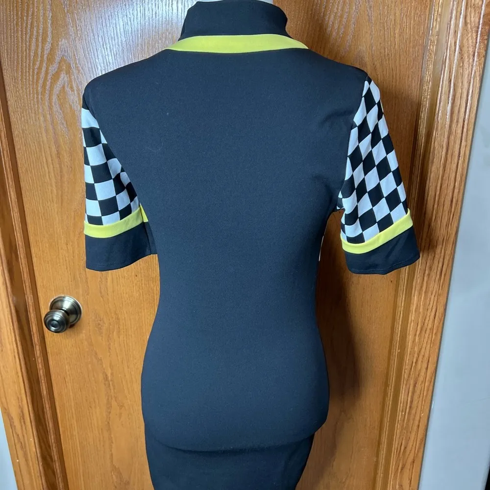 Cherry Mellow  taxi cab mini dress medium - Image 11