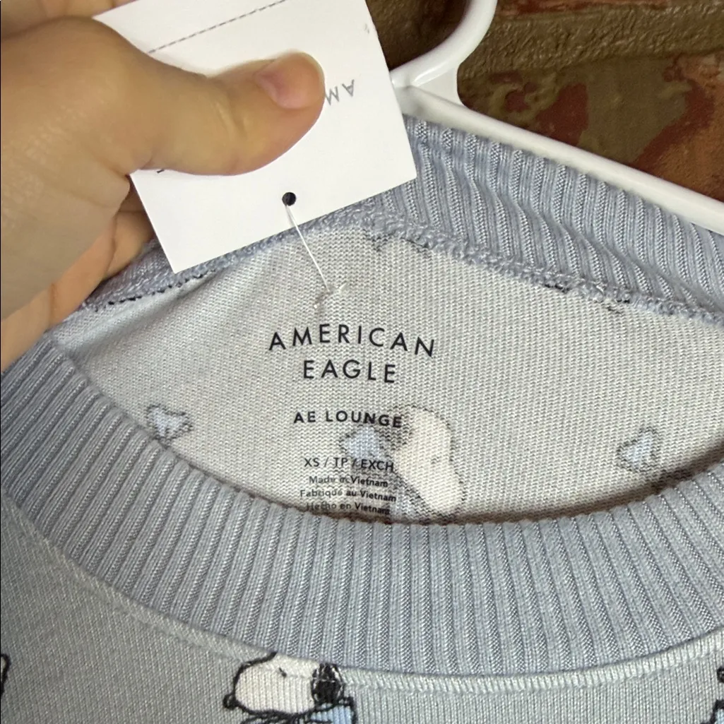 Snoopy American eagle PJ top - Image 5