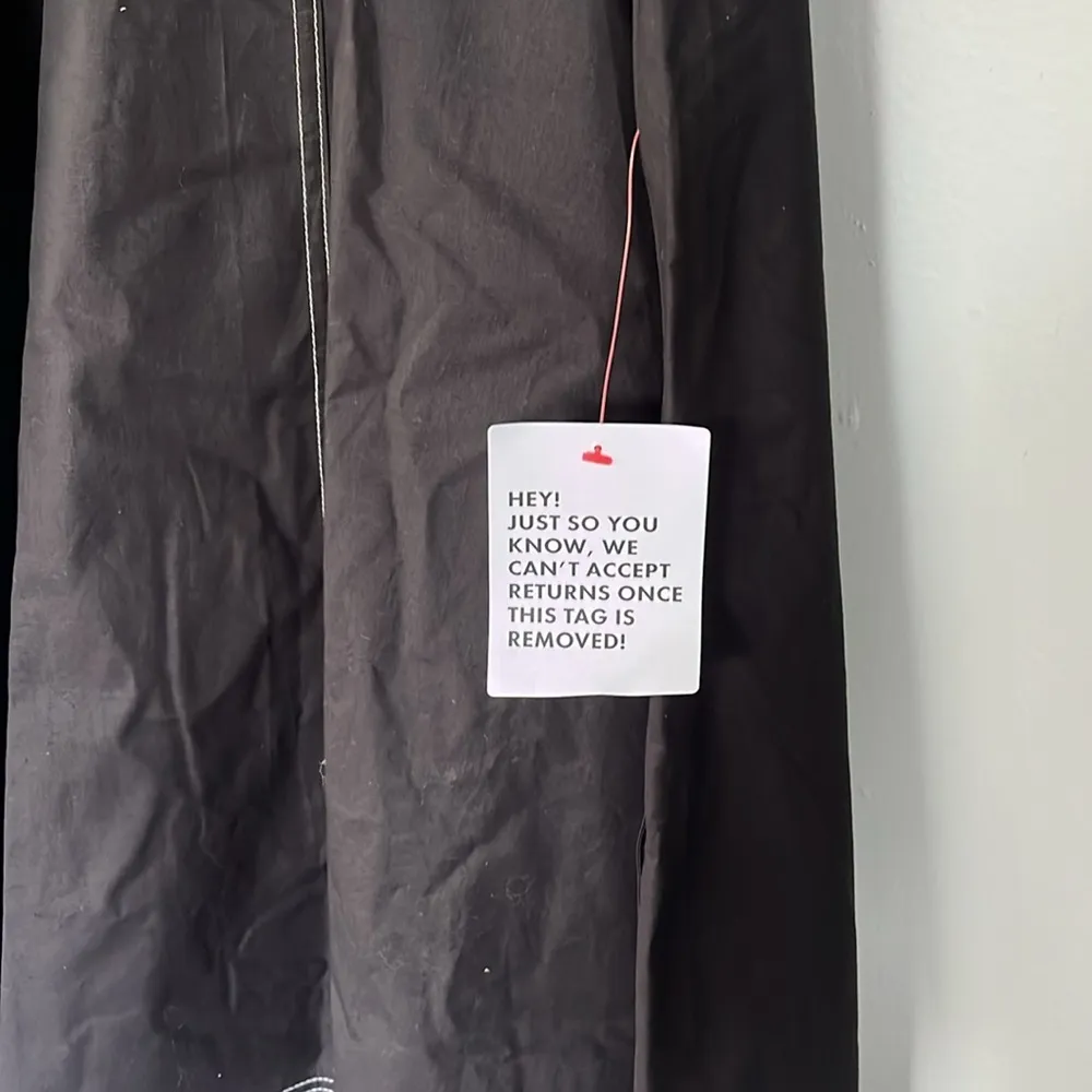 NWT Topshop Poplin Trapeze Mini Dress - Image 4