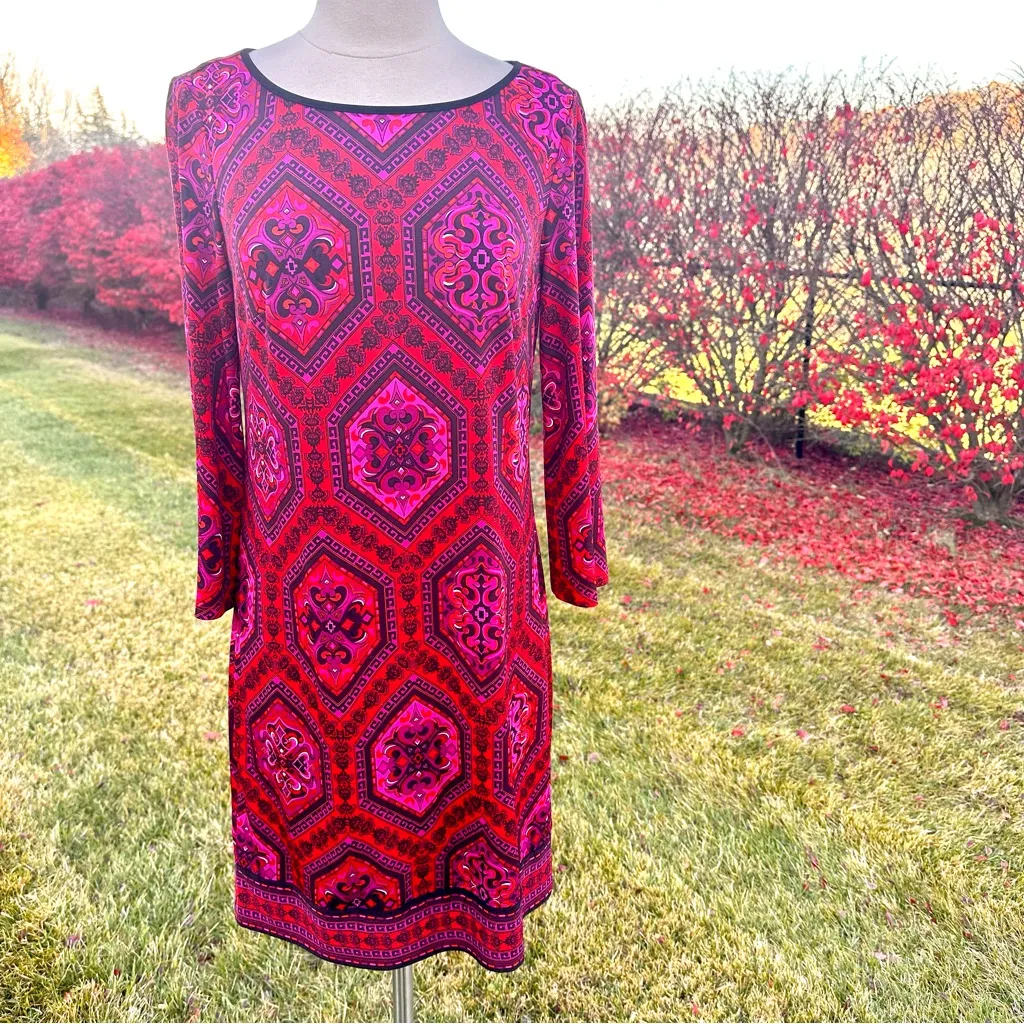 Laundry Boho Geometric Print Dress - Image 6
