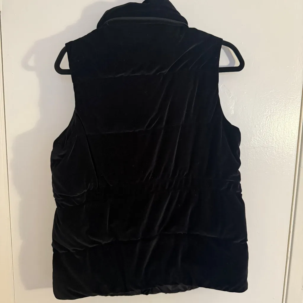 Athleta  Black Quilted Vest Womens Small - Image 6