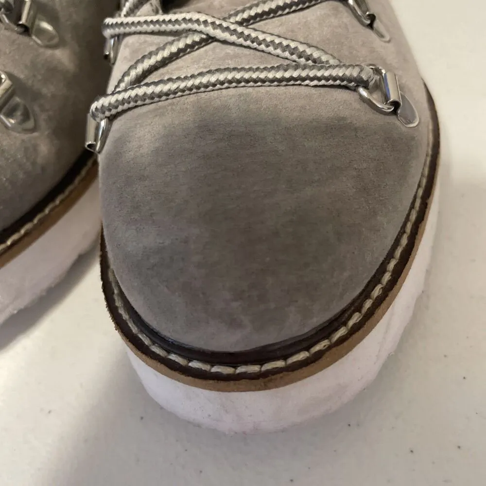 Roxy Spencir Alpine Collection Leather Hiking Trail Boot Gray Women’s Sz 9.5 EUC - Image 3