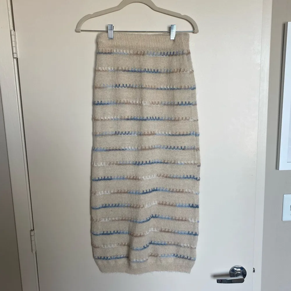 Colorful Whipstitch Knit Skirt - Image 3