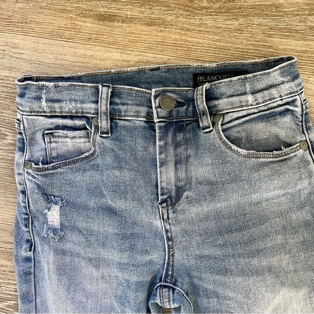 Blank NYC The Bond light wash mid rise skinny jeans - Image 5