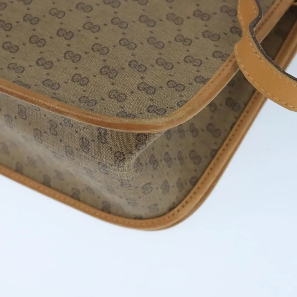  Micro GG Supreme Shoulder Bag PVC Beige Gold 001 104 0551 Authentic - Image 7