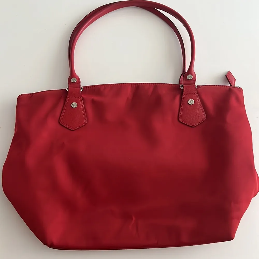 MZ Wallace Chelsea Red Tote With Pouch And Crossbody Strap - Image 6
