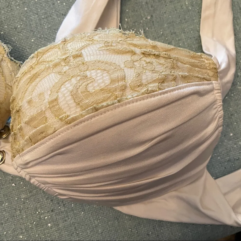 Beach‎ Bunny Bikini Top White Gold - Image 4