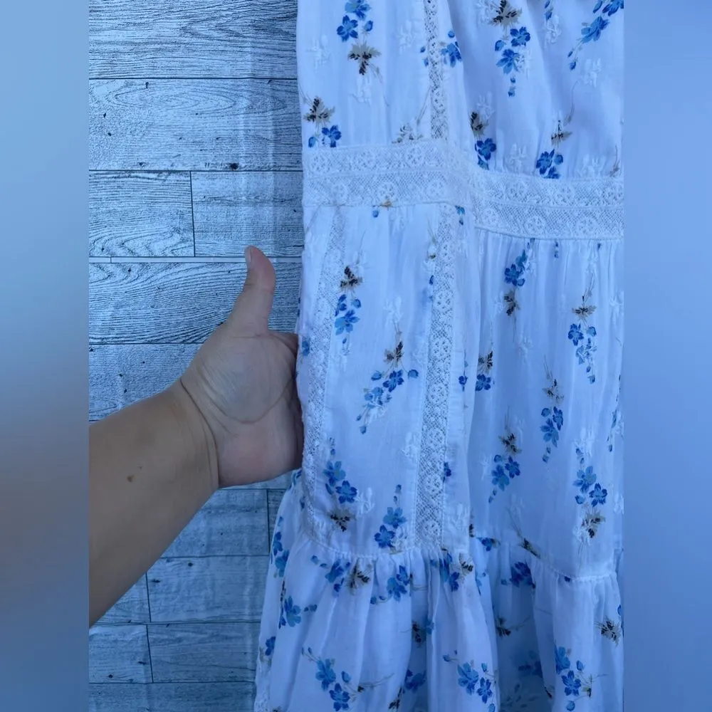 COPY - LoveShackFancy Denver Off-the-shoulder Tiered Floral dress size 6 - Image 11