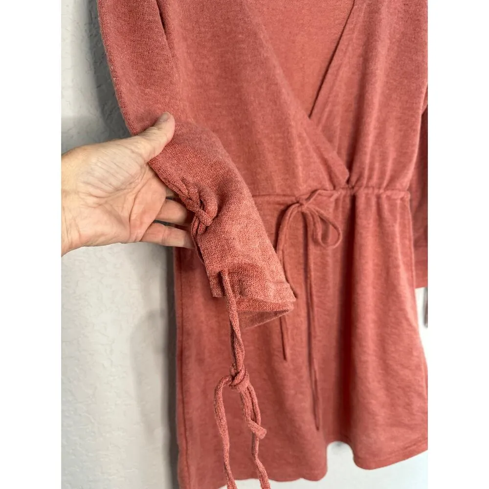 NEW Cupshe Terrycloth Dress Coverup Drawstring Mini Beach Resortwear Vacation - Image 2