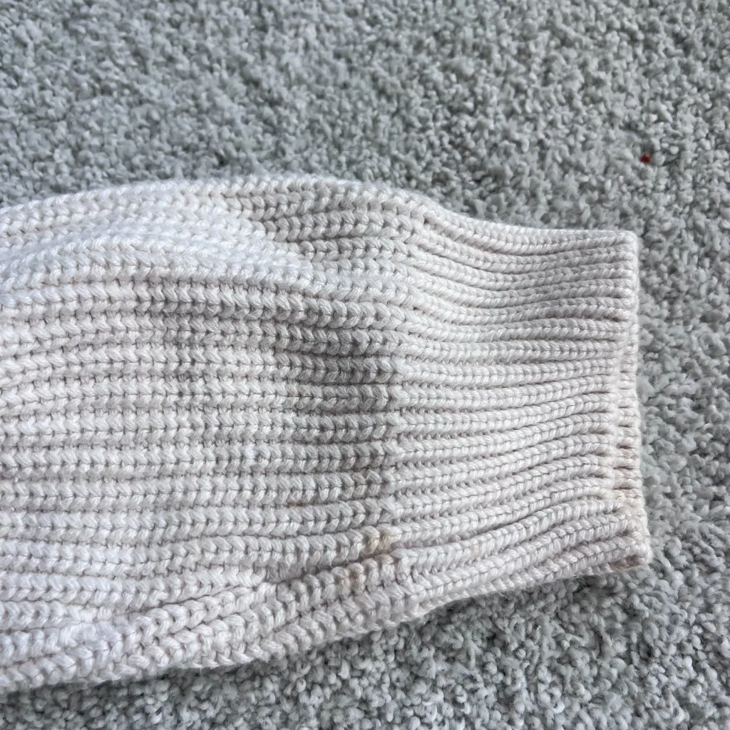 525 America Cream and Navy Sweater - Image 9