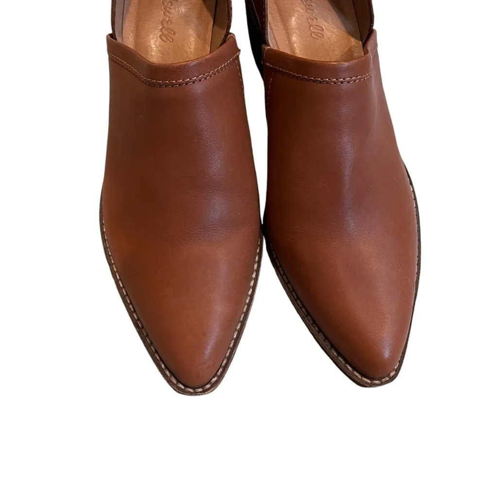 Madewell Brady Low Cut Leather Bootie in English Saddle, Sz 9.5 - Image 3