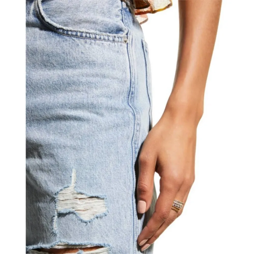 đź’•VERONICA BEARDđź’• Dylan Straight Leg Jeans Distressed Pebble Stone Blue 25 NWT - Image 13